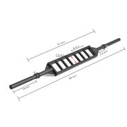 Black Steel Swiss Bar Straight - Dimensions