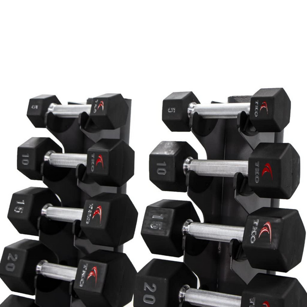 TKO 10 Pair Vertical Dumbbells Rack