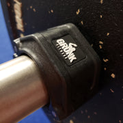 Gronk Fitness Lockjaw Pro Barbell Collar locked on barbell. 