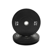 Gronk Fitness Premium Black Olympic Bumper Weight Plates