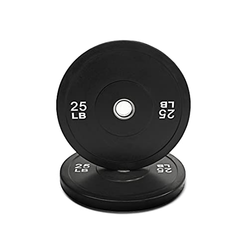 Gronk Fitness Premium Black Olympic Bumper Weight Plates
