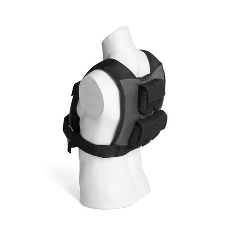 Back view of Adjustable Weighted Vest from Extreme Monkey. 