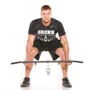 Rob Gronkowski holds T Bar Row Multi-Grip Handle Bar