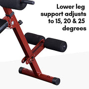 Body-Solid Best Fitness Ab Board and Hyperextension Bench