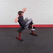Body-Solid Best Fitness Ab Board and Hyperextension Bench