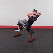 Body-Solid Best Fitness Ab Board and Hyperextension Bench