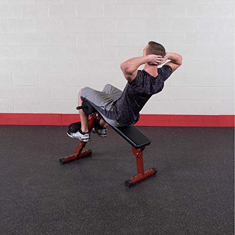 Body-Solid Best Fitness Ab Board and Hyperextension Bench