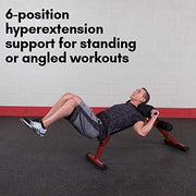 Body-Solid Best Fitness Ab Board and Hyperextension Bench