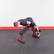 Body-Solid Best Fitness Ab Board and Hyperextension Bench