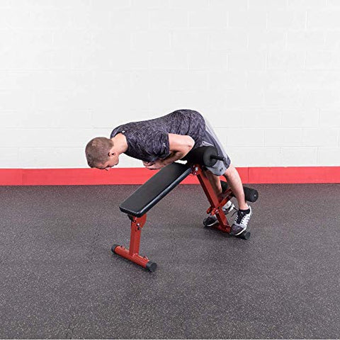 Body-Solid Best Fitness Ab Board and Hyperextension Bench
