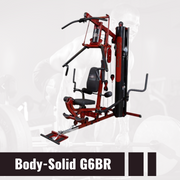 Body-Solid Bi-Angular Single Stack Home Gym G6BR (Red)