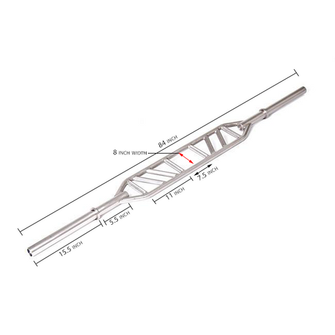 Gronk Fitness Swiss Bar - Dimensions 