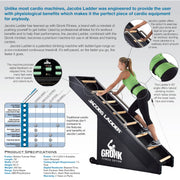 Manual and specs for GRonk Fitness Jacobs Ladder