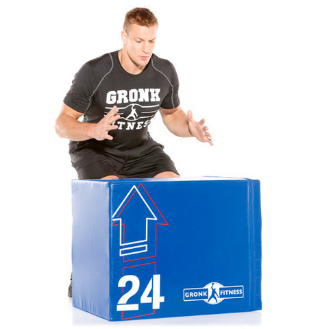 Soft Wood Plyo Box w/WeightShift Technology - Gronk Fitness Products