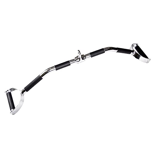 38" Chrome Pro Style Lat Bar w/Polyurethane Round Grip