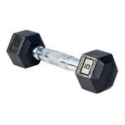 Gronk Fitness Rubber Hex Dumbbells