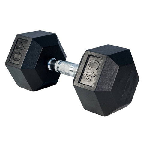 Gronk Fitness Rubber Hex Dumbbells