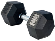 Gronk Fitness Rubber Hex Dumbbells