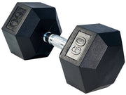 Gronk Fitness Rubber Hex Dumbbells