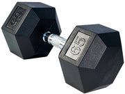 Gronk Fitness Rubber Hex Dumbbells