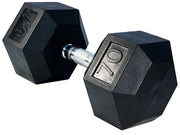 Gronk Fitness Rubber Hex Dumbbells