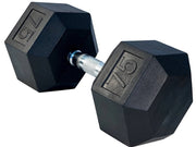 Gronk Fitness Rubber Hex Dumbbells
