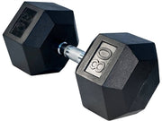 Gronk Fitness Rubber Hex Dumbbells