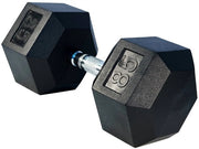 Gronk Fitness Rubber Hex Dumbbells