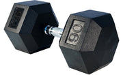 Gronk Fitness Rubber Hex Dumbbells