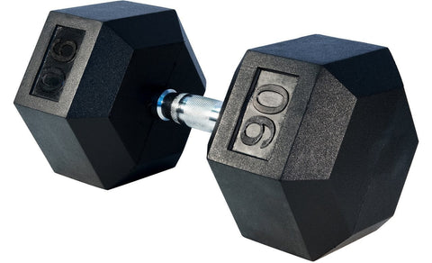 Gronk Fitness Rubber Hex Dumbbells