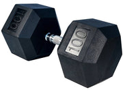 Gronk Fitness Rubber Hex Dumbbells