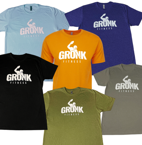 Gronk Fitness Crew Neck T-Shirts - 5 Colors