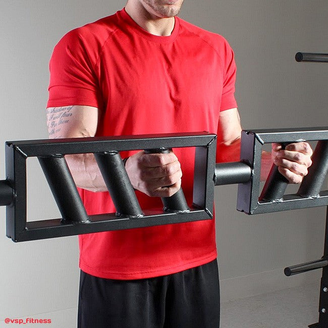 Xtreme Monkey Black Steel Swiss Bar Angled Gronk Fitness Products