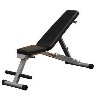 Powerline Adjustable FID Bench PFID125X on incline 