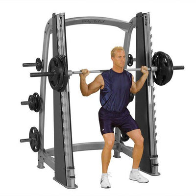Male athlete uses Pro Club Line Counter-Balanced Smith Machine BS-SCB1000