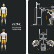 BILT Squat Machine C.O.D Machine by Agassi & Reyes