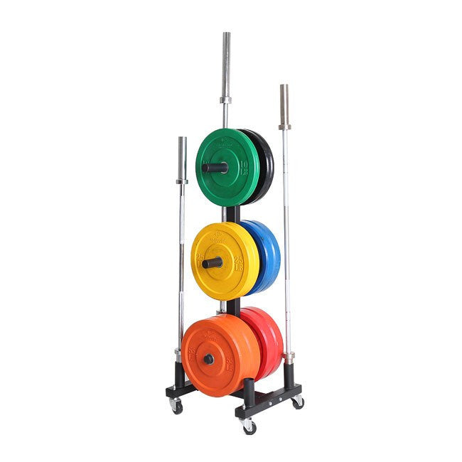 XM Olympic Bumper Plate Holder W/Wheels – Gronk Fitness Products